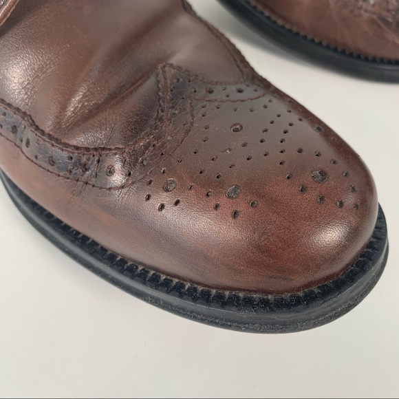 Men’s Brown Dress Shoes Murphy and Murphy Size 9 - Picture 9 of 11